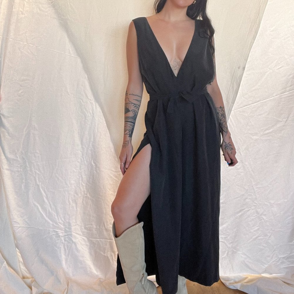 Shaina Mote Attar Multiwear Plunge Jumpsuit